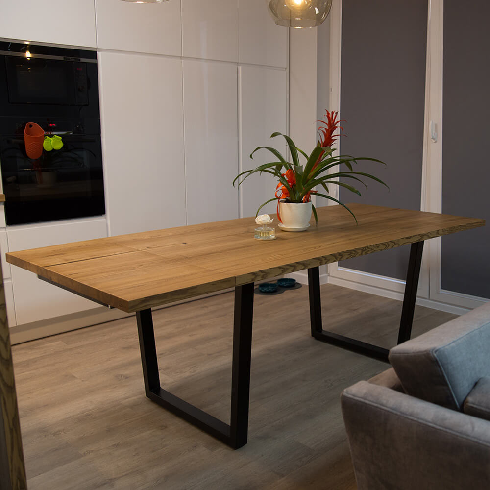 Meble z drewna i metalu | DKM Design | Stół rozkładany Wiedeń Meble z drewna i metalu | DKM Design | Stół rozkładany Wiedeń