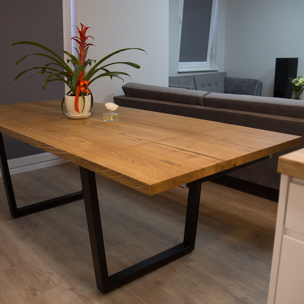 Meble z drewna i metalu | DKM Design | Stół rozkładany Wiedeń Meble z drewna i metalu | DKM Design | Stół rozkładany Wiedeń